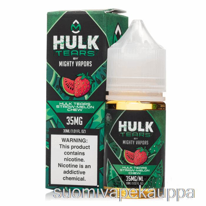 Vape Netistä Hulk Kyyneleet Olki Meloni Pureskelu - Hulk Kyyneleet Suolat - 30ml 35mg